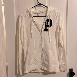 Vintage PINK Zip-up Hoodie